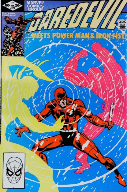 Couverture de DAREDEVIL (1964) #178 - par Frank Miller - lecubeacomics.com