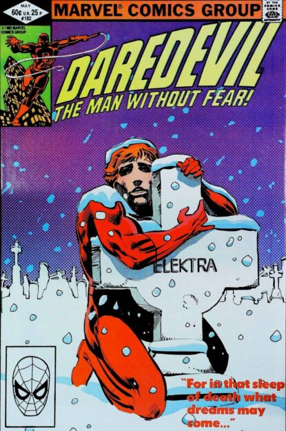 DAREDEVIL (1964) #182 - Marvel - lecubeacomics.com Couverture de DAREDEVIL (1964) #182 - par Frank Miller - lecubeacomics.com