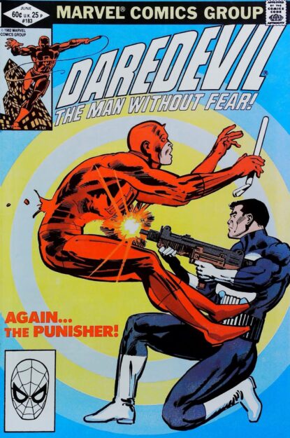 DAREDEVIL (1964) #183 - Marvel - lecubeacomics.com Couverture de DAREDEVIL (1964) #183 - par Frank Miller - lecubeacomics.com