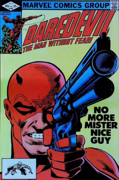 DAREDEVIL (1964) #184 - Marvel - lecubeacomics.com Couverture de DAREDEVIL (1964) #184 - par Frank Miller - lecubeacomics.com