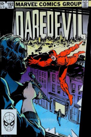 Couverture de DAREDEVIL (1964) #192 - par Klaus Janson - lecubeacomics.com