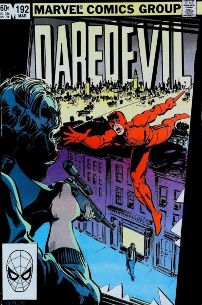 Couverture de DAREDEVIL (1964) #192 - par Klaus Janson - lecubeacomics.com