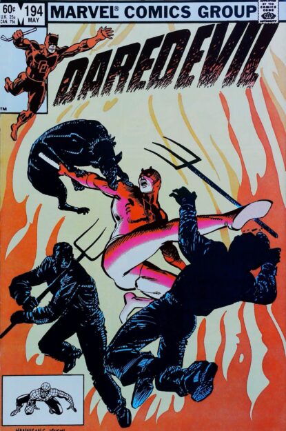Couverture de DAREDEVIL (1964) #194 - par Ed Hannigan - lecubeacomics.com