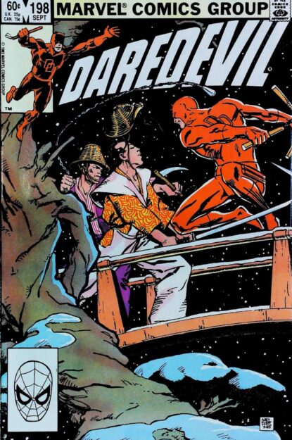 Couverture de DAREDEVIL (1964) #198 - par Carl Potts - lecubeacomics.com