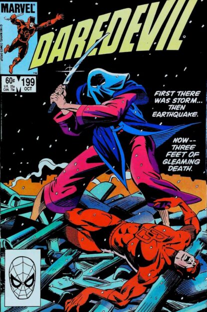 Couverture de DAREDEVIL (1964) #199 - par Luke McDonnell - lecubeacomics.com