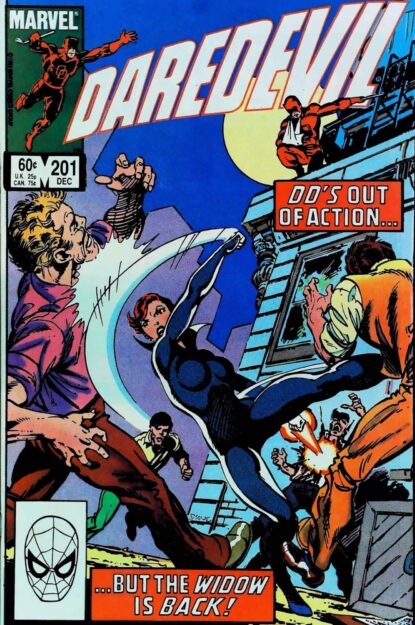 Couverture de DAREDEVIL (1964) #201 - par John Byrne - lecubeacomics.com