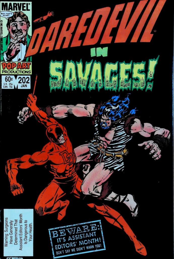 Daredevil #202, vue de l'exemplaire