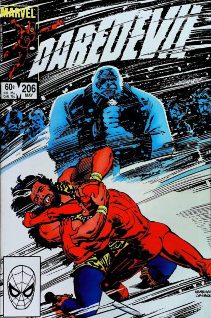 Couverture de DAREDEVIL (1964) #206 - par Ed Hannigan - lecubeacomics.com