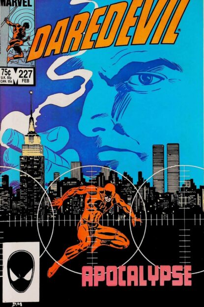 Couverture de DAREDEVIL (1964) #227 - par David Mazzucchelli - lecubeacomics.com