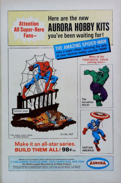 DAREDEVIL (1964) #23 - Marvel - lecubeacomics.com Couverture de DAREDEVIL (1964) #23 - par Artie Simek - lecubeacomics.com
