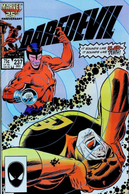 Couverture de DAREDEVIL (1964) #237 - par Keith Pollard - lecubeacomics.com