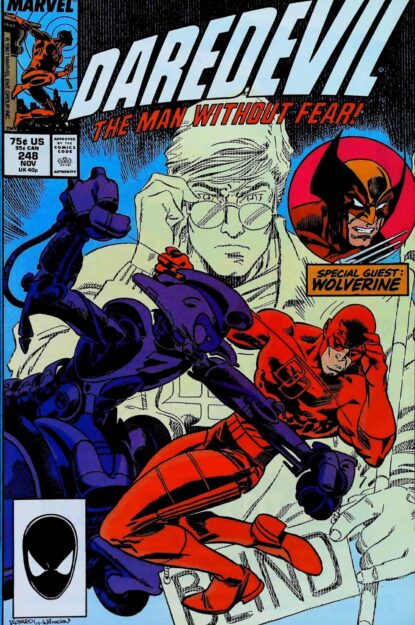 Couverture de DAREDEVIL (1964) #248 - par Al Williamson - lecubeacomics.com