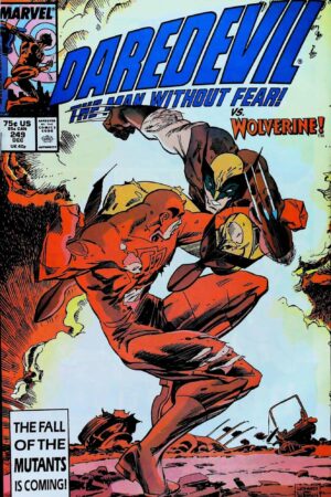 Couverture de DAREDEVIL (1964) #249 - par Rick Leonardi - lecubeacomics.com