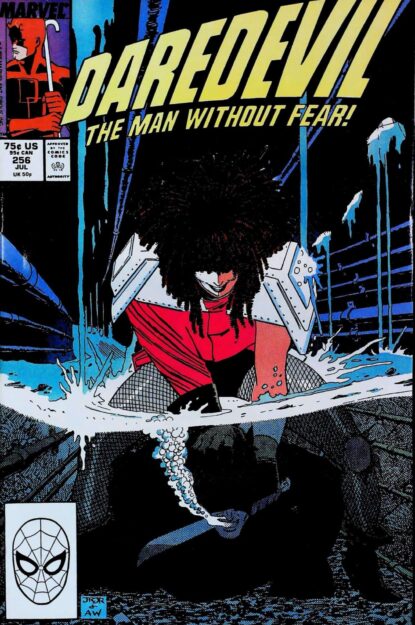 Couverture de DAREDEVIL (1964) #256 - par John Romita Jr. - lecubeacomics.com