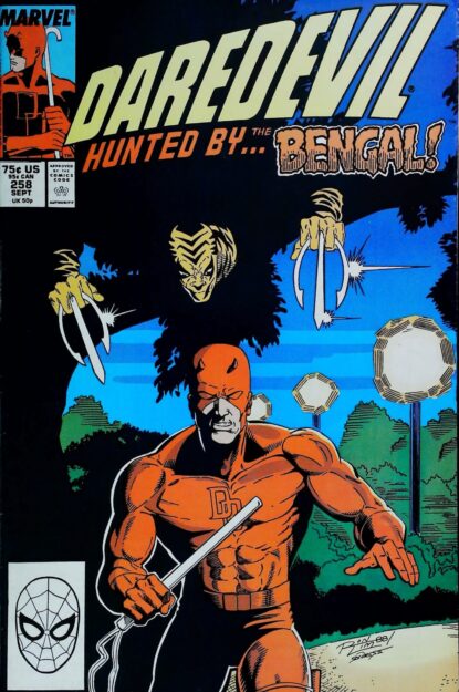 DAREDEVIL (1964) #258 - Marvel - lecubeacomics.com Couverture de DAREDEVIL (1964) #258 - par Ron Lim - lecubeacomics.com