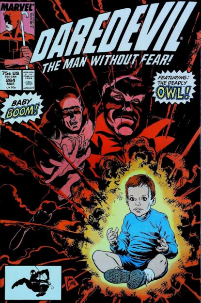 Couverture de DAREDEVIL (1964) #264 - par Steve Lightle - lecubeacomics.com