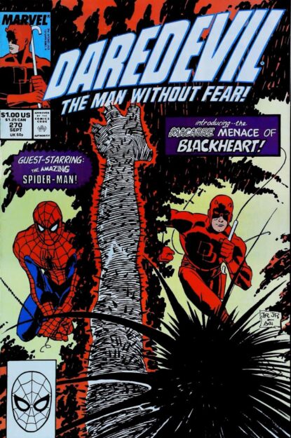 Couverture de DAREDEVIL (1964) #270 - par John Romita Jr. - lecubeacomics.com