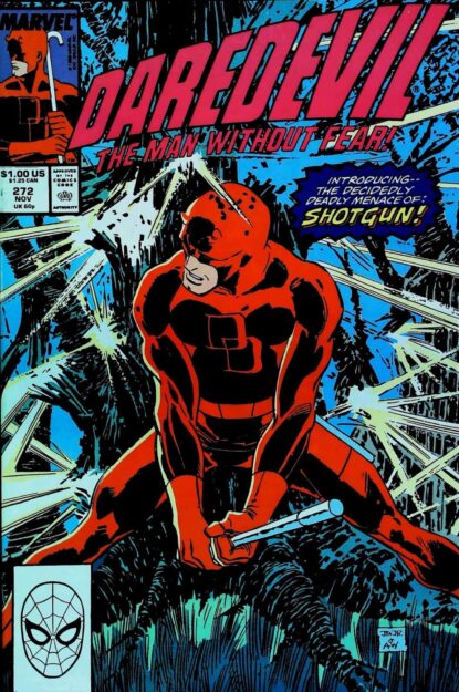 Couverture de DAREDEVIL (1964) #272 - par John Romita Jr. - lecubeacomics.com