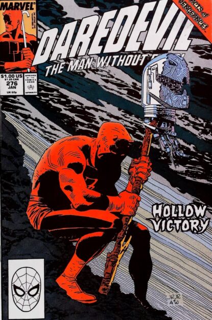 DAREDEVIL (1964) #276 - Marvel - lecubeacomics.com Couverture de DAREDEVIL (1964) #276 - par John Romita Jr. - lecubeacomics.com