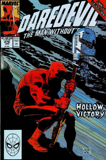 Couverture de DAREDEVIL (1964) #276 - par John Romita Jr. - lecubeacomics.com