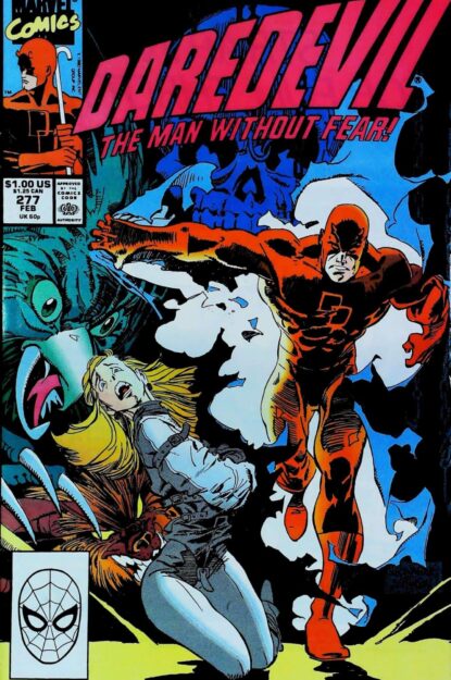 DAREDEVIL (1964) #277 - Marvel - lecubeacomics.com Couverture de DAREDEVIL (1964) #277 - par Al Williamson - lecubeacomics.com