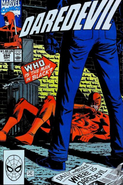 Couverture de DAREDEVIL (1964) #284 - par Lee Weeks - lecubeacomics.com