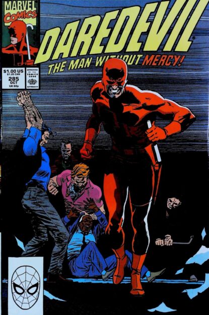 Couverture de DAREDEVIL (1964) #285 - par Al Williamson - lecubeacomics.com