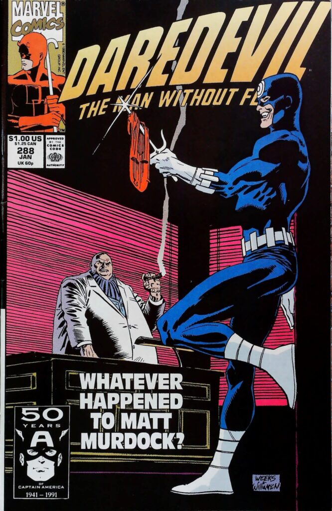 Daredevil #288, exemplaire VF 8.0, recto