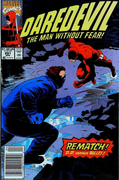 Couverture de DAREDEVIL (1964) #291 - par Lee Weeks - lecubeacomics.com