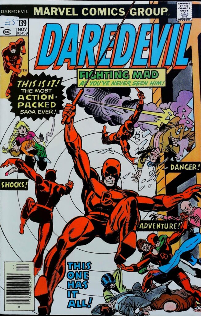 Daredevil #139, exemplaire FN/VF 7.0, recto