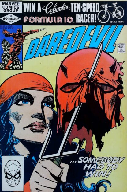 Couverture de DAREDEVIL (1964) #179 - par Frank Miller - lecubeacomics.com