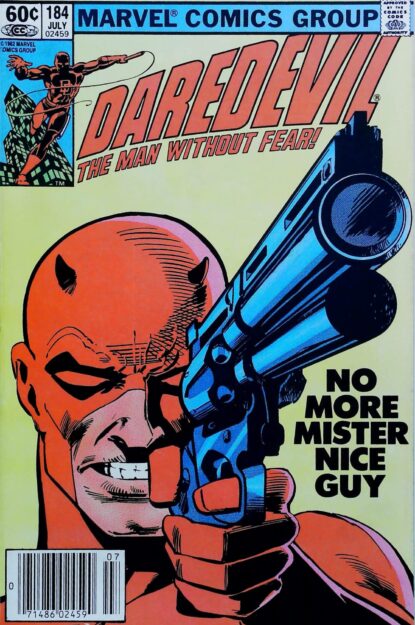 Couverture de DAREDEVIL (1964) #184 - par Frank Miller - lecubeacomics.com