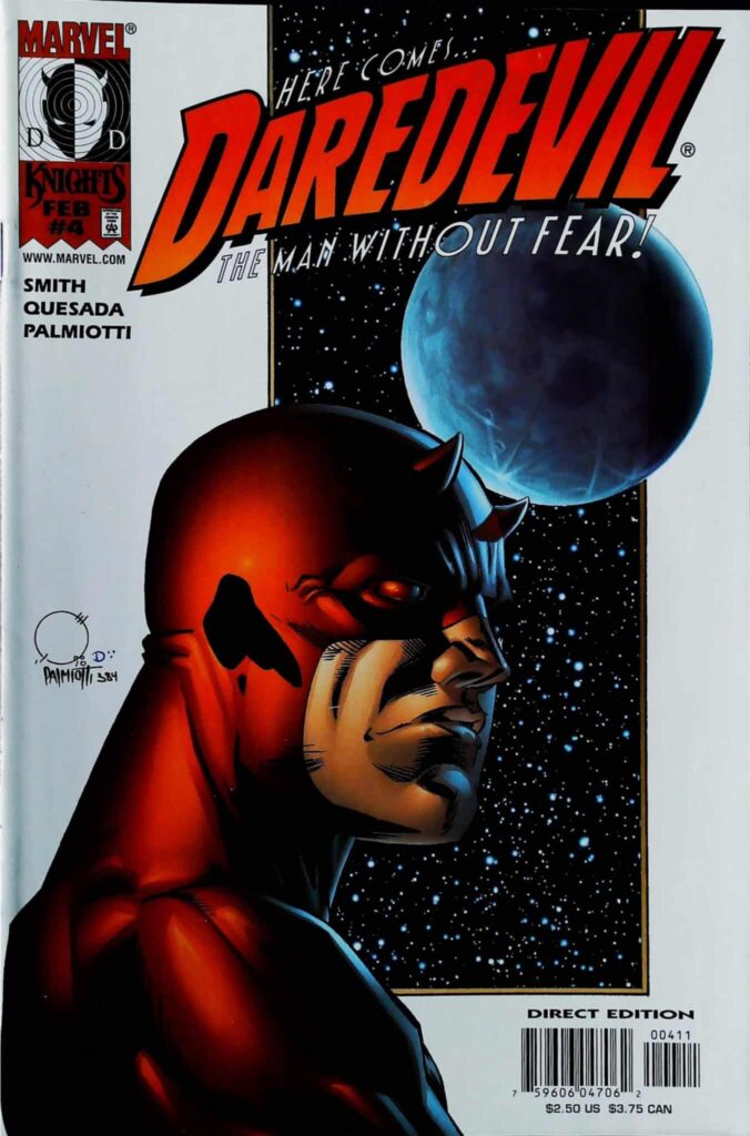 Daredevil #4, vue de l'exemplaire
