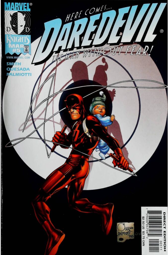 Daredevil #5, vue de l'exemplaire