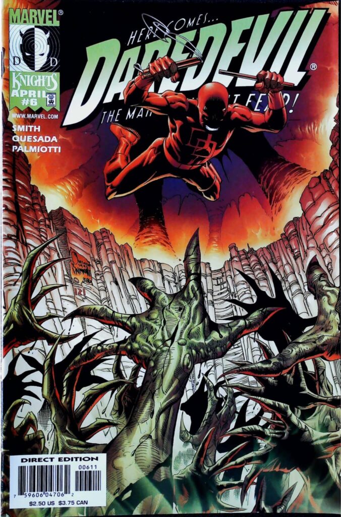 Daredevil #6, vue de l'exemplaire