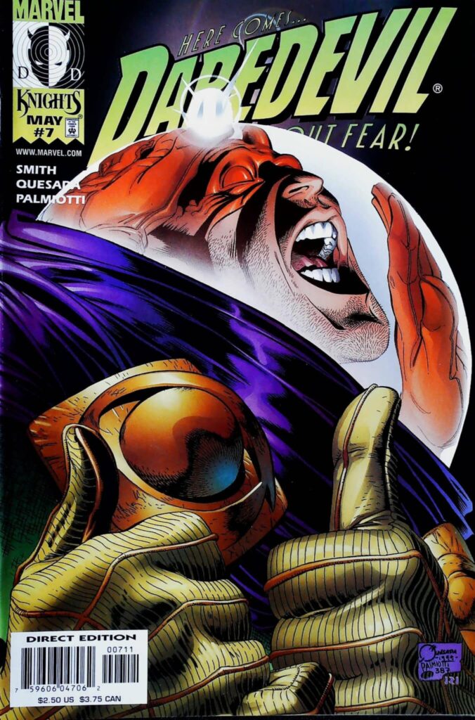 Daredevil #7, vue de l'exemplaire