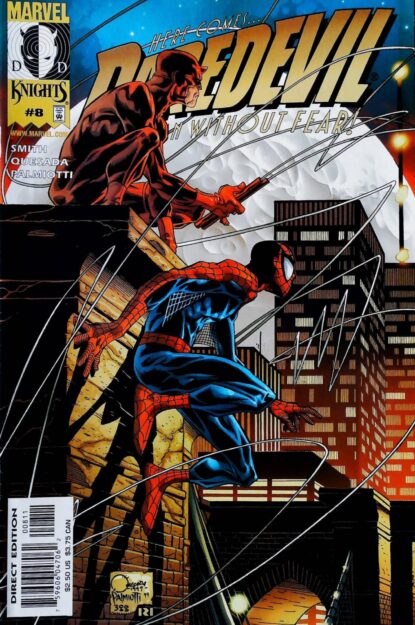 Couverture de DAREDEVIL (1998) #8 - par Joe Quesada - lecubeacomics.com