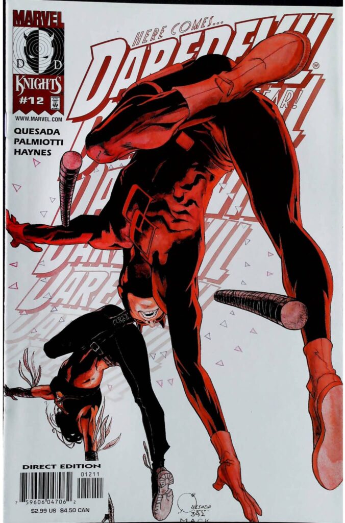 Daredevil #12, vue de l'exemplaire