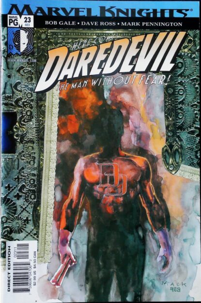 Couverture de DAREDEVIL (1998) #23 - par David Mack - lecubeacomics.com