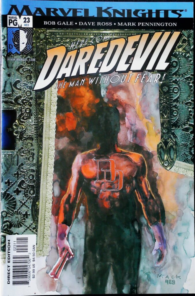 Daredevil #23, vue de l'exemplaire