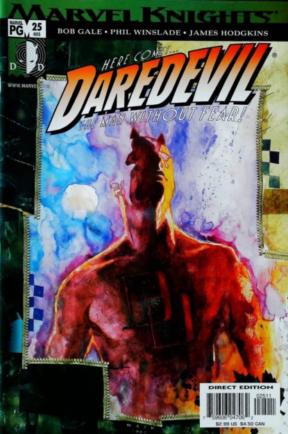 Couverture de DAREDEVIL (1998) #25 - par David Mack - lecubeacomics.com