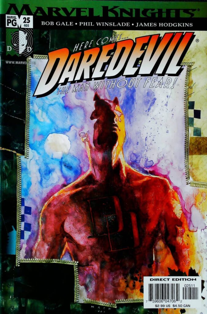 Daredevil #25, vue de l'exemplaire