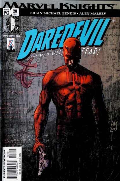 Couverture de DAREDEVIL (1998) #28 - par Alex Maleev - lecubeacomics.com