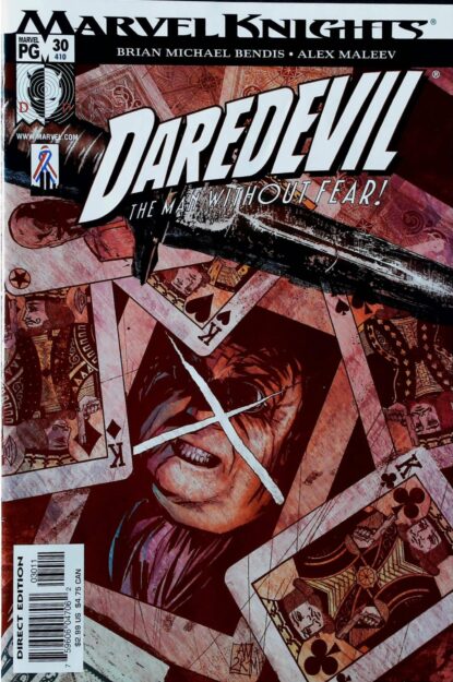 Couverture de DAREDEVIL (1998) #30 - par Alex Maleev - lecubeacomics.com