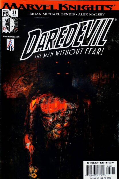 Couverture de DAREDEVIL (1998) #31 - par Alex Maleev - lecubeacomics.com