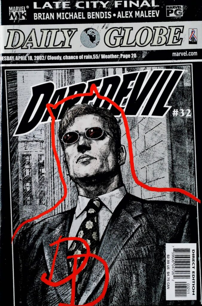 Daredevil #32, vue de l'exemplaire