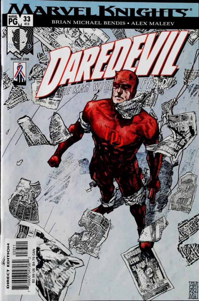Daredevil #33, vue de l'exemplaire
