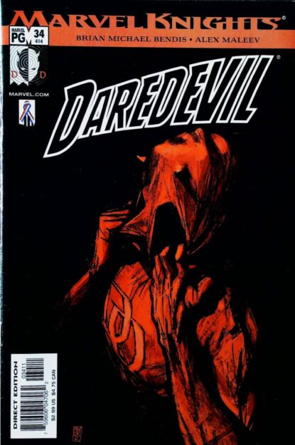 Couverture de DAREDEVIL (1998) #34 - par Alex Maleev - lecubeacomics.com
