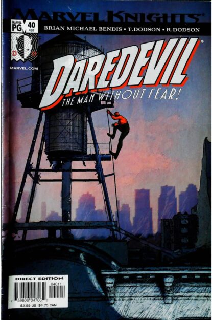Couverture de DAREDEVIL (1998) #40 - par Alex Maleev - lecubeacomics.com