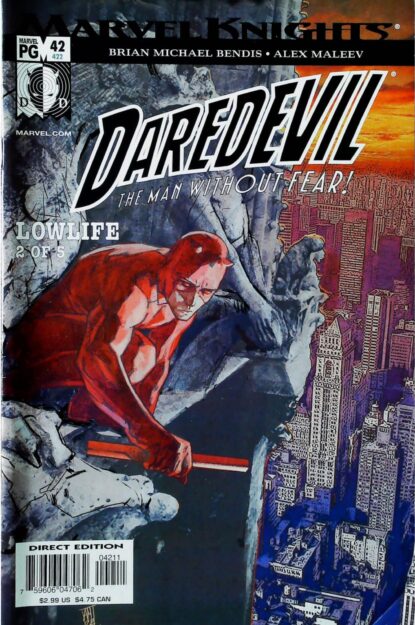 DAREDEVIL (1998) #41-45 - Marvel - lecubeacomics.com Couverture de DAREDEVIL (1998) #41-45 - par Alex Maleev - lecubeacomics.com